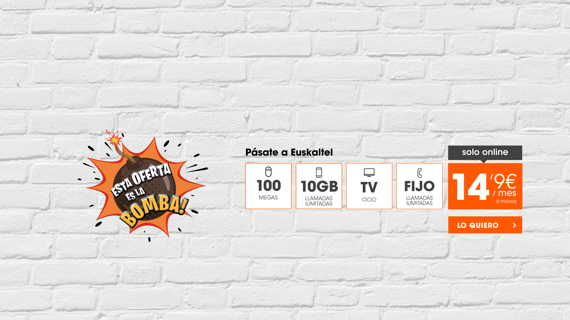 Euskaltel - Particulares - TV, Internet fibra óptica, Móvil y Fijo