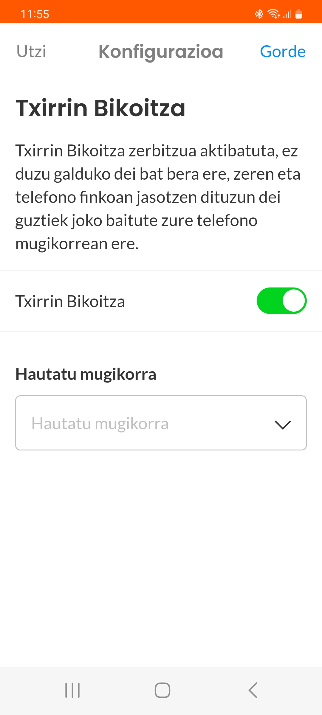 Nola aktibatu Txirrin Bikoitza