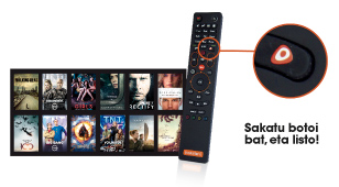 Sakatu botoi bat, eta listo!